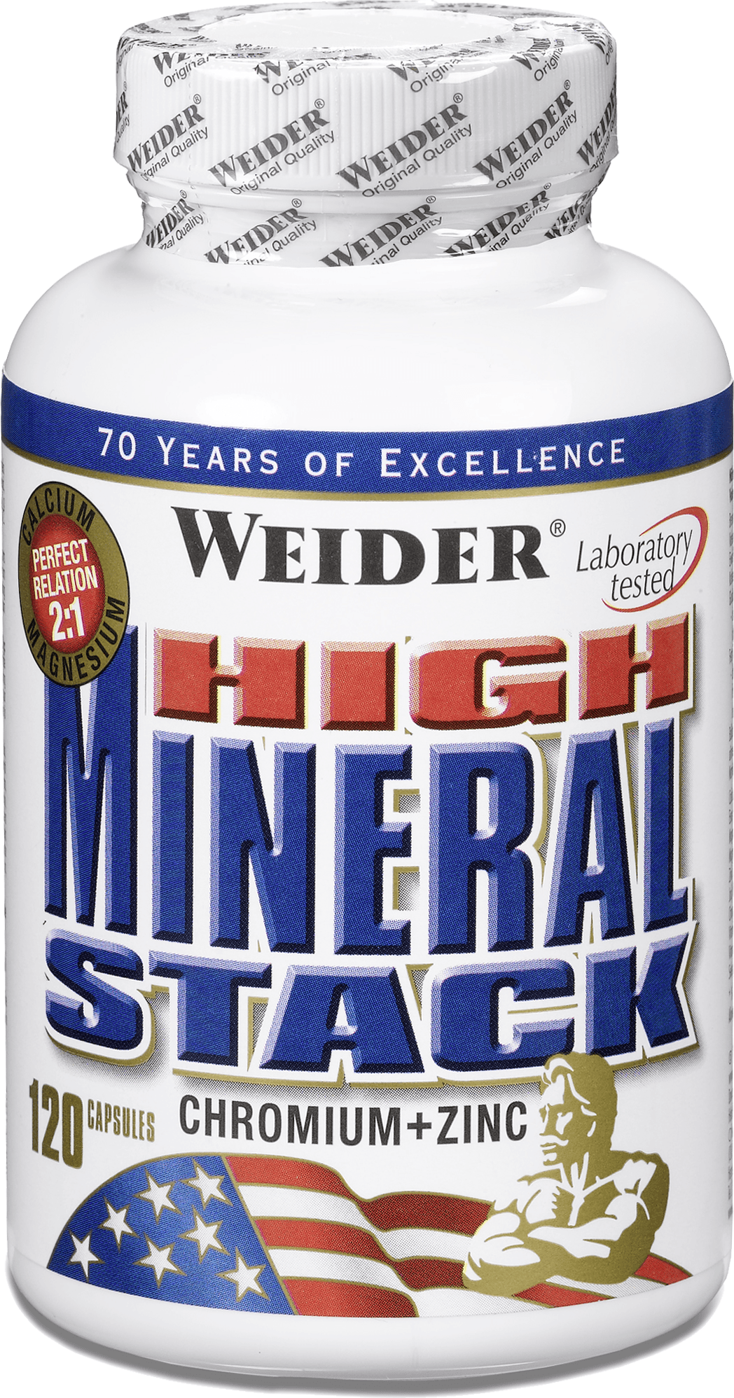 High Mineral Stack, 120 шт, Weider. Витаминно-минеральный комплекс. Поддержание здоровья Укрепление иммунитета 