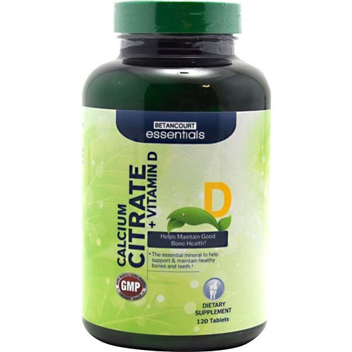 Calcium Citrate + Vitamin D, 120 шт, Betancourt. Витаминно-минеральный комплекс. Поддержание здоровья Укрепление иммунитета 
