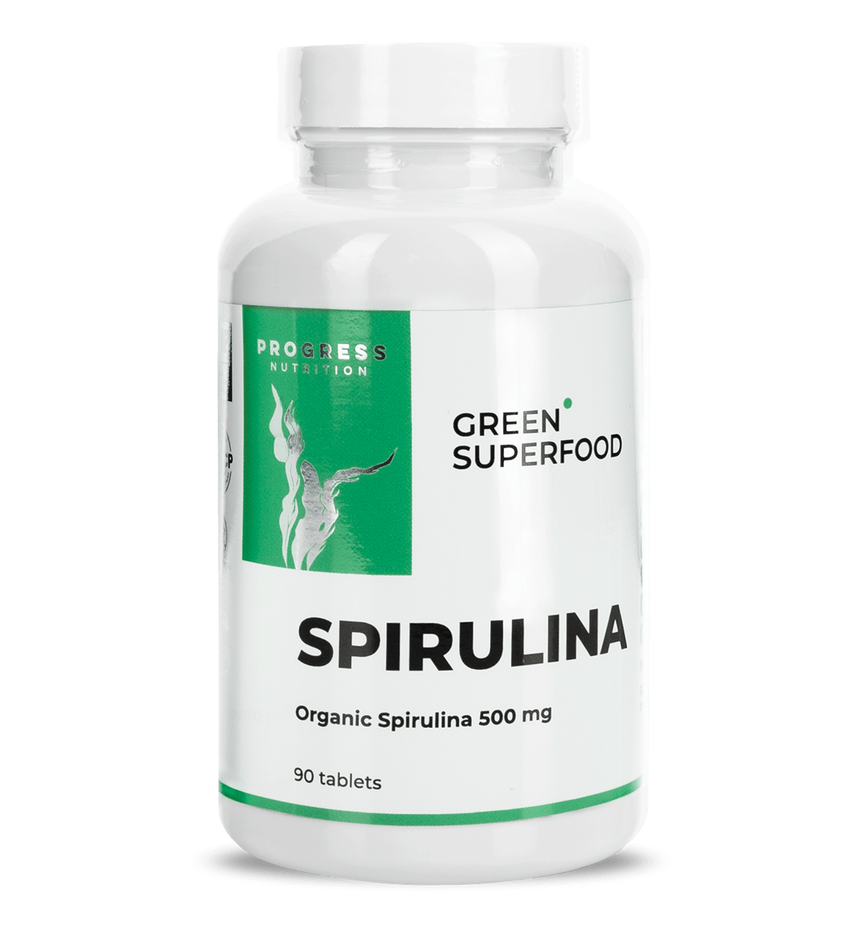 Progress Nutrition Натуральная добавка Progress Nutrition Spirulina 500 mg, 90 таблеток, , 