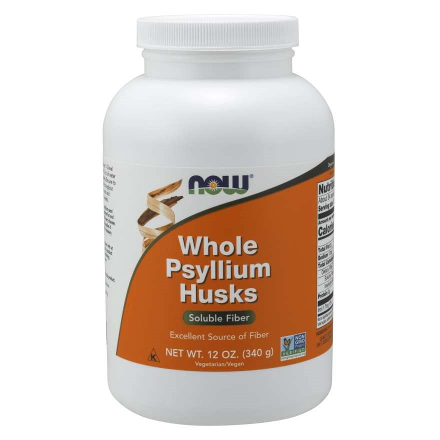 Натуральная добавка NOW Whole Psyllium Husks, 340 грамм,  мл, Now. Hатуральные продукты. Поддержание здоровья 
