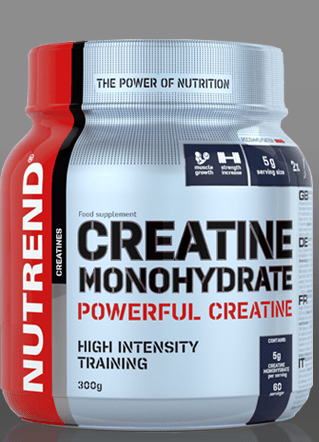 Creatine Monohydrate, 300 g, Nutrend. Monohidrato de creatina. Mass Gain Energy & Endurance Strength enhancement 