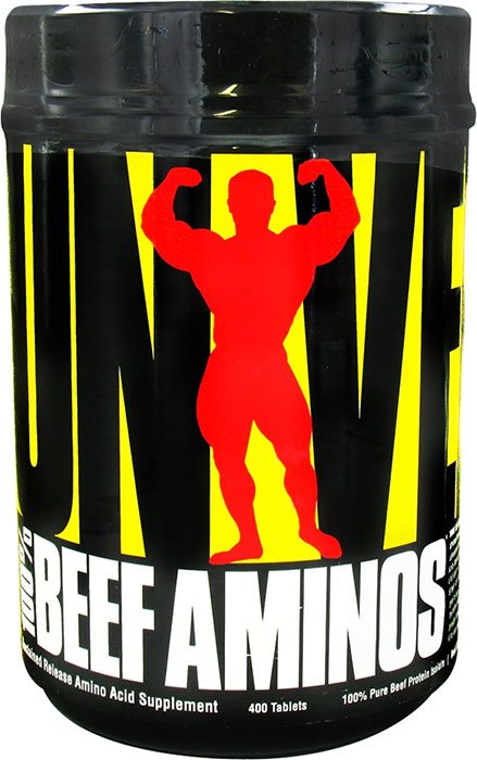 Аминокислота Universal 100% Beef Aminos, 400 таблеток,  ml, Universal Nutrition. Amino Acids. 