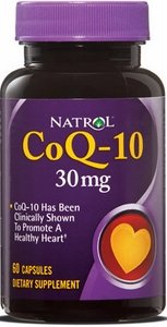 CoQ-10 30 mg, 60 piezas, Natrol. Coenzym Q10. General Health Antioxidant properties CVD Prevention Exercise tolerance 