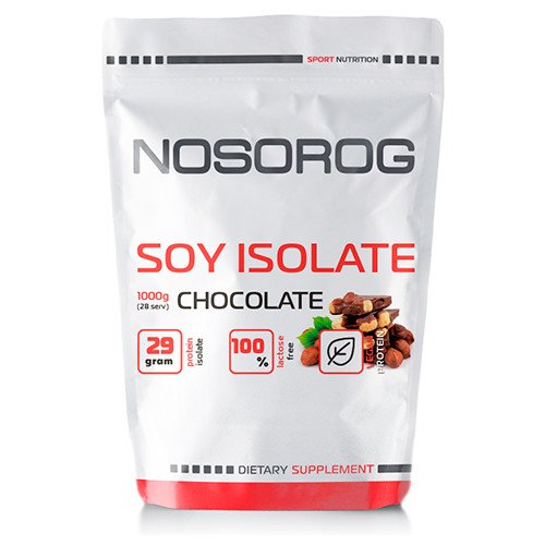 Соевый протеин изолят Nosorog Soy Isolate (1 кг) носорог шоколад,  мл, Nosorog. Соевый протеин. 