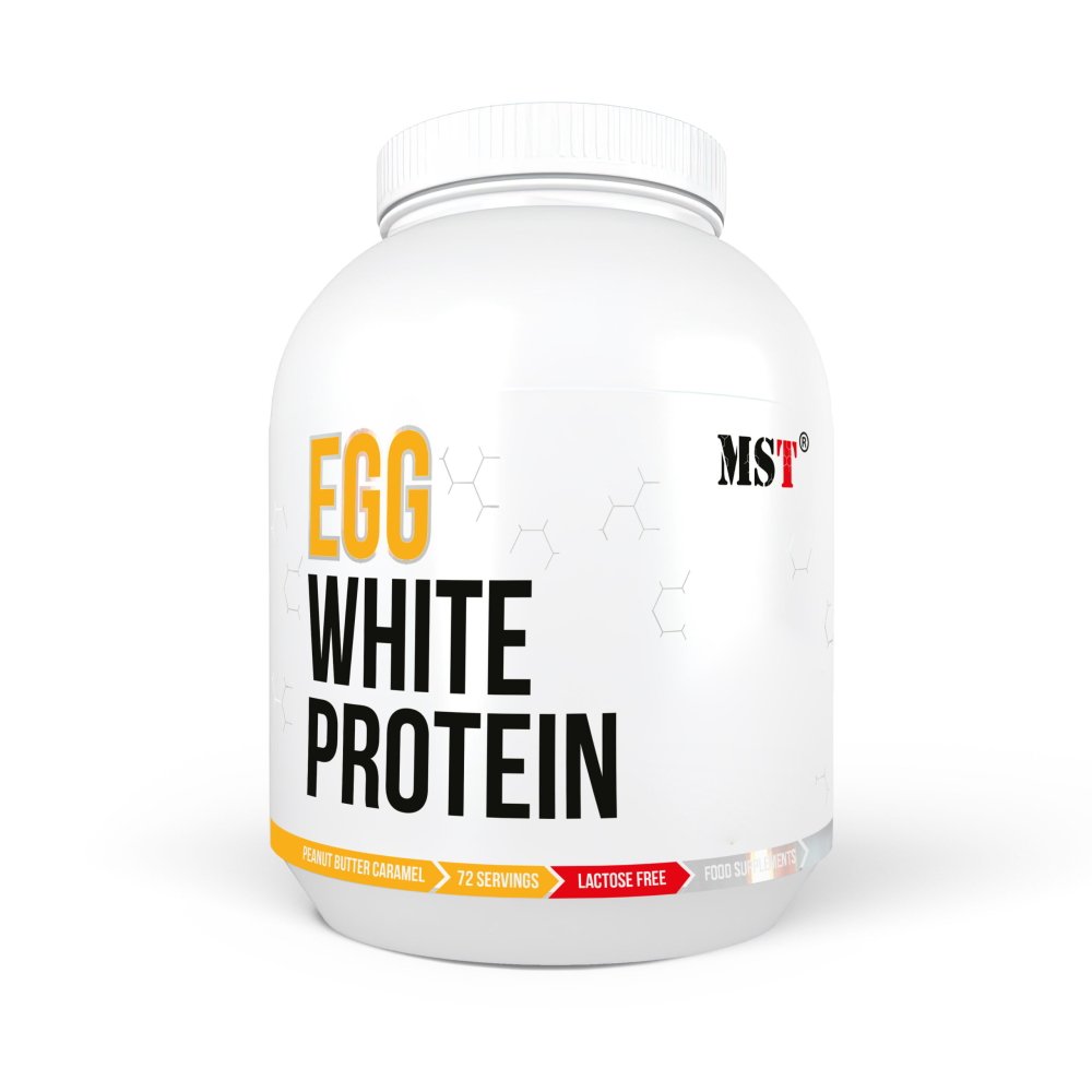 Протеин MST EGG White Protein, 1.8 кг Соленая карамель,  мл, MST Nutrition. Протеин. Набор массы Восстановление Антикатаболические свойства 