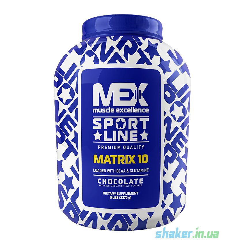 MEX Nutrition Комплексный протеин MEX Nutrition Matrix 10 (2,27 кг) мекс матрикс ваниль, , 2.27 
