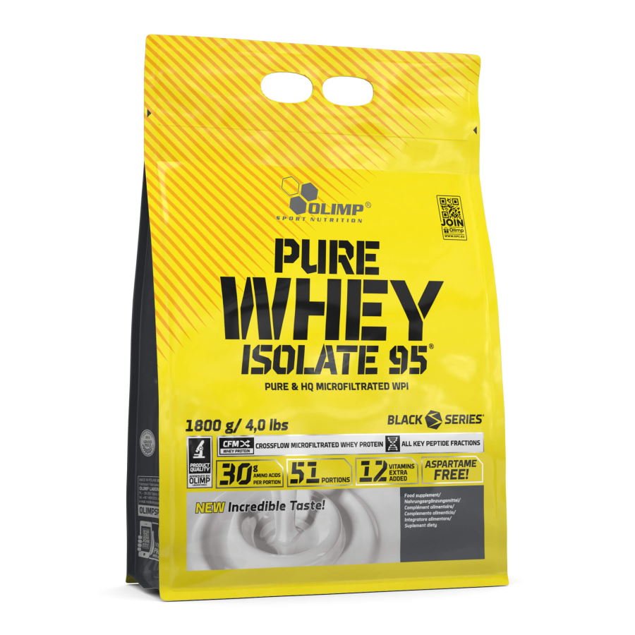 Протеин Olimp Pure Whey Isolate 95, 1.8 кг Шоколад,  мл, Olimp Labs. Протеин. Набор массы Восстановление Антикатаболические свойства 