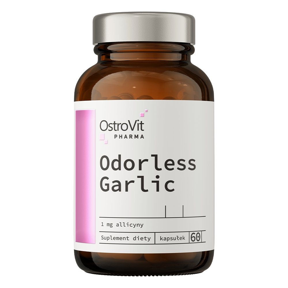 Натуральная добавка OstroVit Pharma Odorless Garlic, 60 капсул,  мл, OstroVit. Hатуральные продукты. Поддержание здоровья 