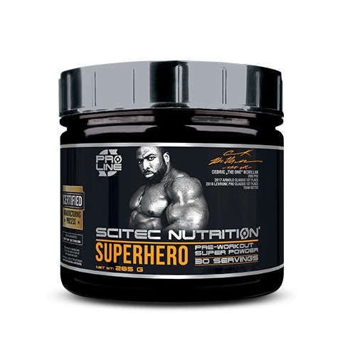 Предтренировочный комплекс Scitec Superhero, 285 грамм - Pro Line Кола-лайм,  ml, Scitec Nutrition. Pre Workout. Energy & Endurance 