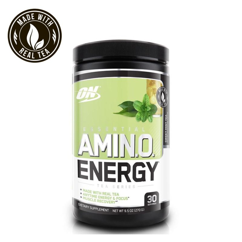 Предтренировочный комплекс Optimum Essential Amino Energy, 270 грамм Мятный чай,  ml, Optimum Nutrition. Pre Workout. Energy & Endurance 