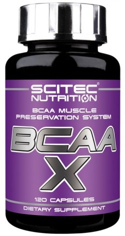 BCAA-X , 120 piezas, Scitec Nutrition. BCAA. Weight Loss recuperación Anti-catabolic properties Lean muscle mass 