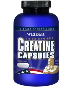 Creatine Capsules, 150 pcs, Weider. Creatine monohydrate. Mass Gain Energy & Endurance Strength enhancement 