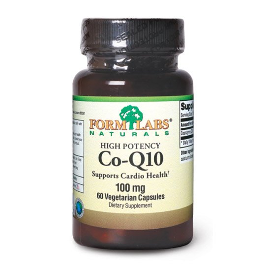 Витамины и минералы Form Labs Co-Q10 100mg, 60 капсул,  ml, Form Labs. Coenzym Q10. General Health Antioxidant properties CVD Prevention Exercise tolerance 