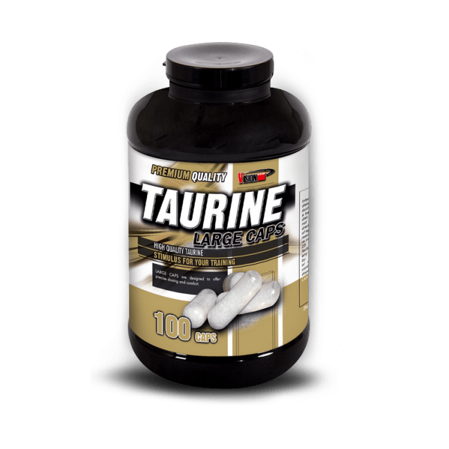Taurine Large Caps, 100 piezas, Vision Nutrition. Taurina. 
