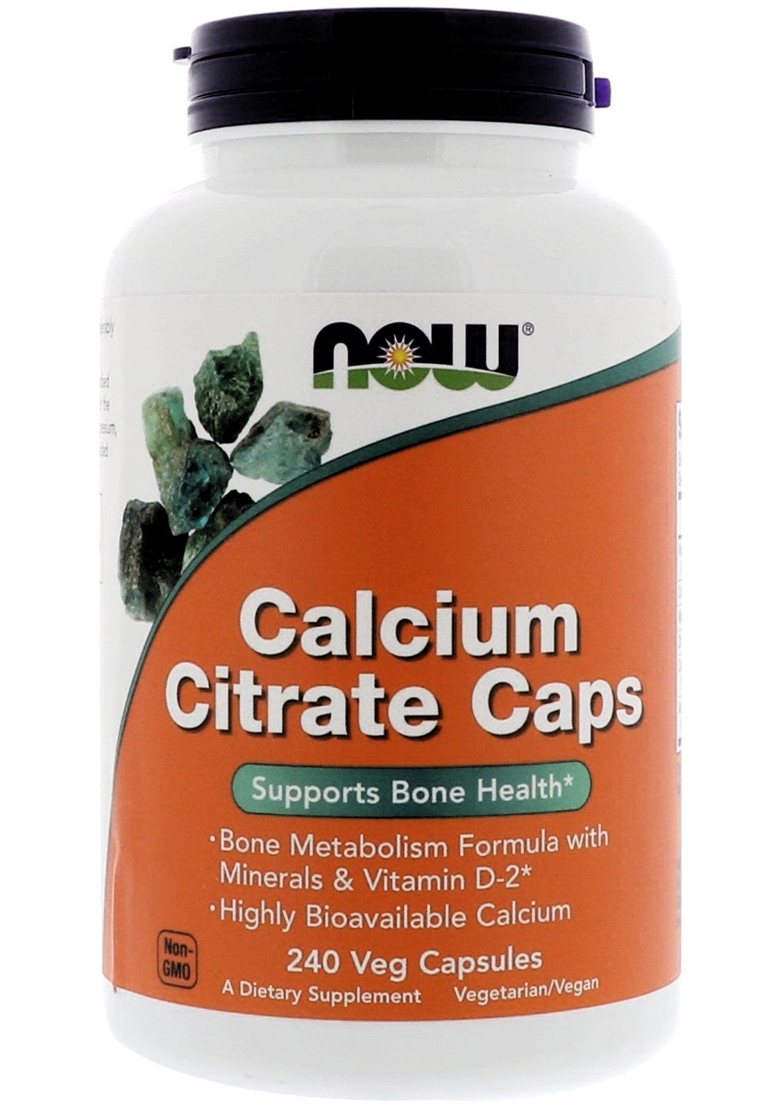 Calcium Citrate Caps, 240 pcs, Now. Calcium Ca. 
