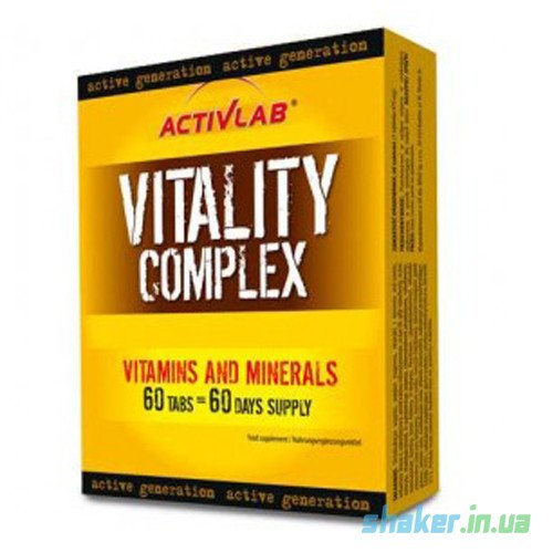 ActivLab Комплекс витаминов Activlab Vitality Complex (60 таб) активлаб, , 60 