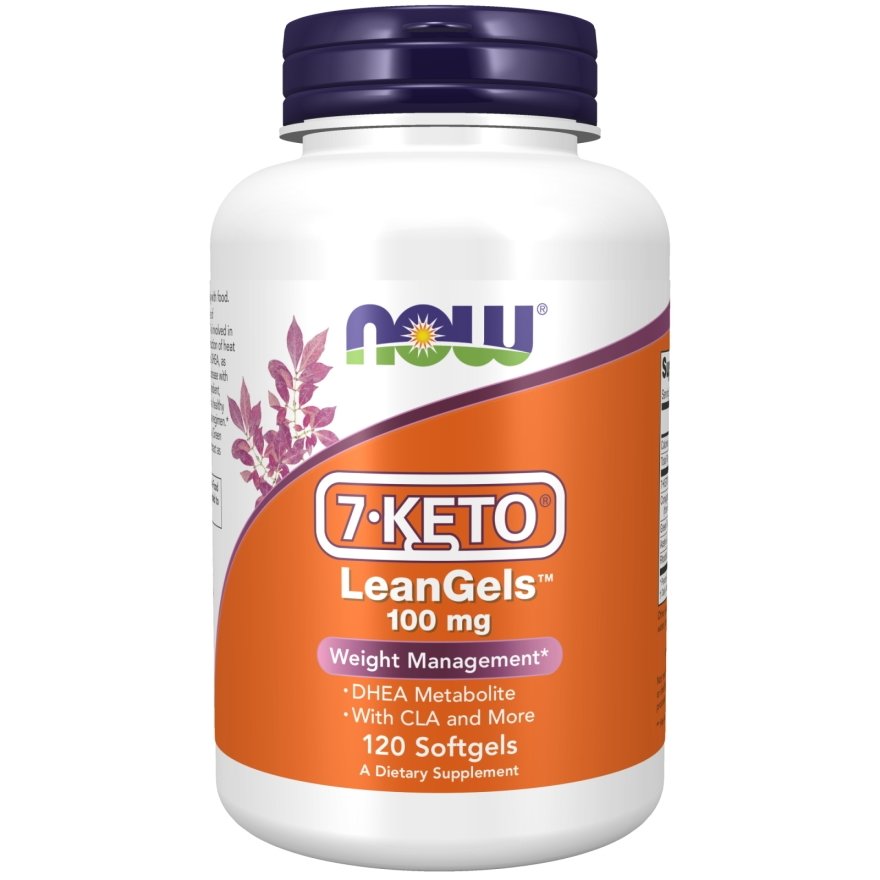 Now Стимулятор тестостерона NOW 7-Keto LeanGels 100 mg, 120 капсул, , 
