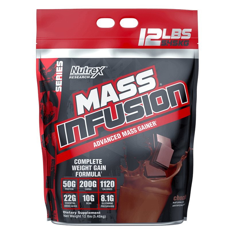 Гейнер Nutrex Research Mass Infusion, 5.44 кг Шоколад,  ml, Nutrex Research. Gainer. Mass Gain Energy & Endurance recovery 