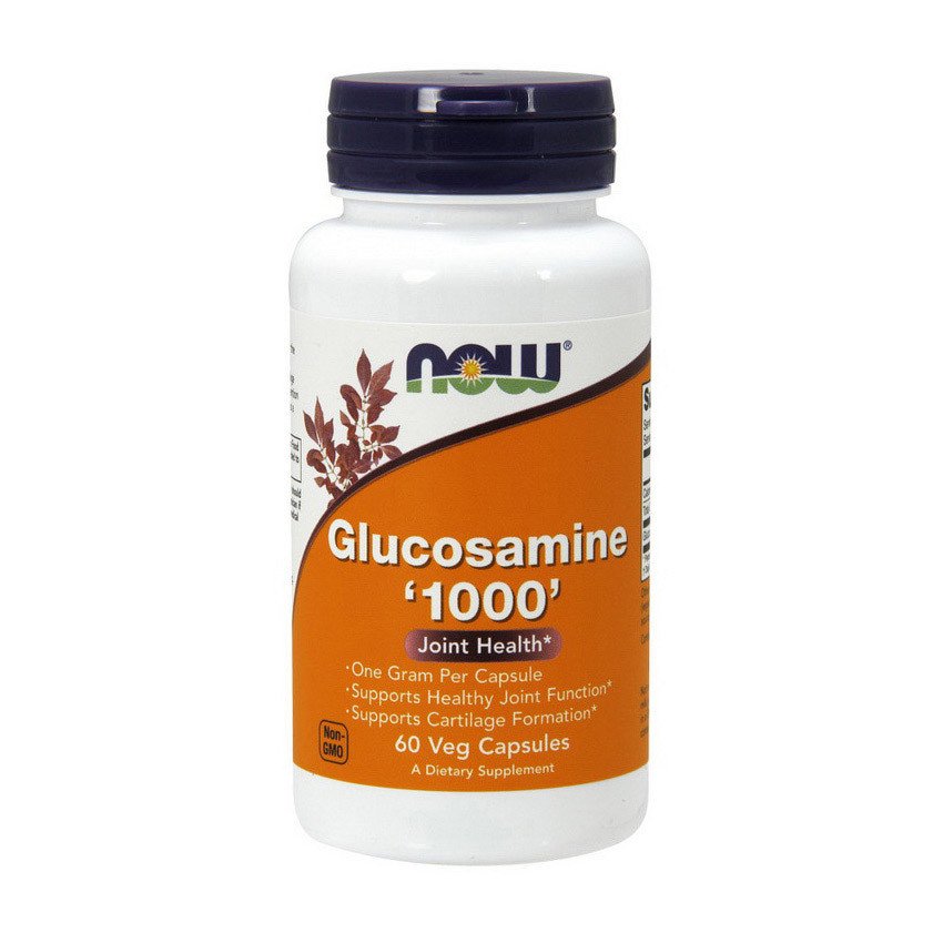 Глюкозамин Now Foods Glucosamine 1000 (60 капс) нау фудс,  мл, Now. Глюкозамин. Поддержание здоровья Укрепление суставов и связок 