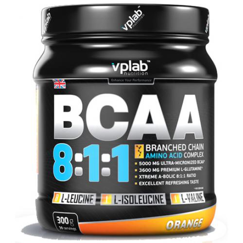 BCAA 8:1:1, 300 г, VPLab. BCAA. Снижение веса Восстановление Антикатаболические свойства Сухая мышечная масса 