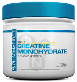 Creatine Monohydrate, 500 г, Pharma First. Креатин моногидрат. Набор массы Энергия и выносливость Увеличение силы 