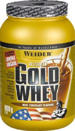 Gold Whey, 900 г, Weider. Сывороточный концентрат. Набор массы Восстановление Антикатаболические свойства 