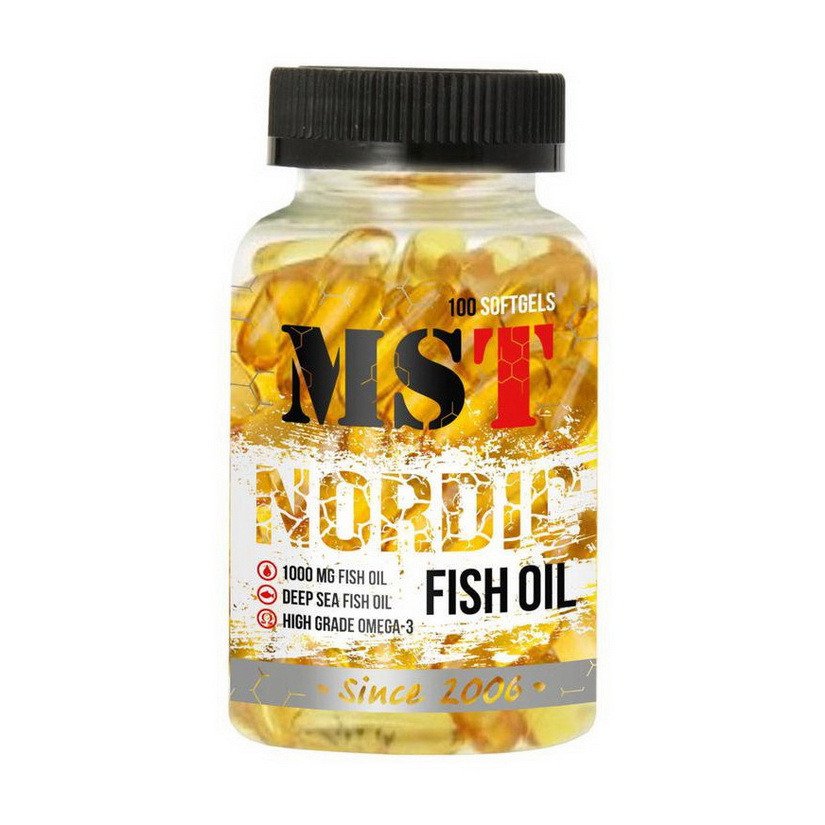 MST Nutrition Омега 3 MST Nordic Fish Oil (90 капс) рыбий жир мст, , 90 