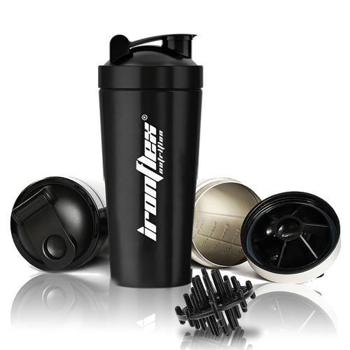 IronFlex Ironflex Steel Shaker 750 ml Black, , 750 мл