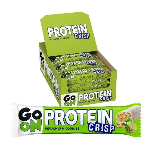 Go On Nutrition Батончик GoOn Protein Crisp Bar, 24*45 грамм Фисташка-печенье, , 1080 г