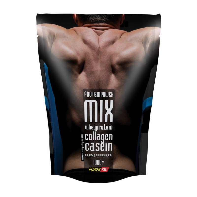 Сывороточный протеин концентрат Power Pro Protein Power MIX (1 кг) павер про микс шоколад-кокос,  мл, Power Pro. Сывороточный концентрат. Набор массы Восстановление Антикатаболические свойства 