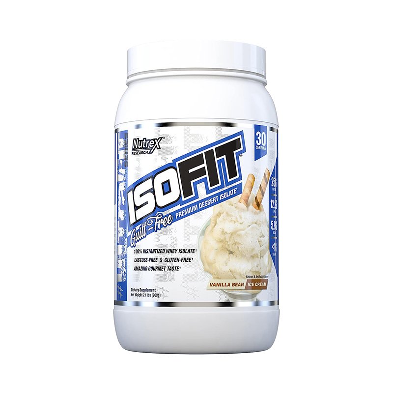 Протеин Nutrex Research IsoFit, 30 порций Ванильное мороженое (969 грамм),  ml, Nutrex Research. Protein. Mass Gain स्वास्थ्य लाभ Anti-catabolic properties 