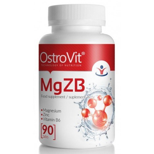 MgZB, 90 шт, OstroVit. ZMA (Цинк, Магний и B6),ZMA. Поддержание здоровья Повышение тестостерона 