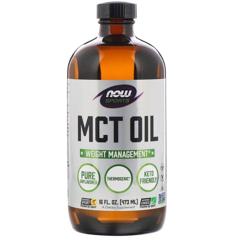 NOW Foods MCT Oil (Unflavored) 473 мл,  ml, Now. Omega 3 (Aceite de pescado). General Health Ligament and Joint strengthening Skin health CVD Prevention Anti-inflammatory properties 