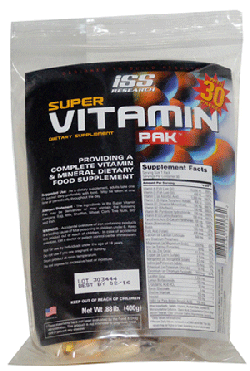 Super Vitamin Pak, 30 шт, ISS Research. Витаминно-минеральный комплекс. Поддержание здоровья Укрепление иммунитета 