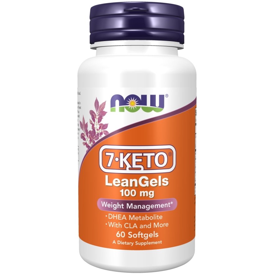 Стимулятор тестостерона NOW 7-Keto LeanGels 100 mg, 60 капсул,  мл, Now. Бустер тестостерона. Поддержание здоровья Повышение либидо Aнаболические свойства Повышение тестостерона 