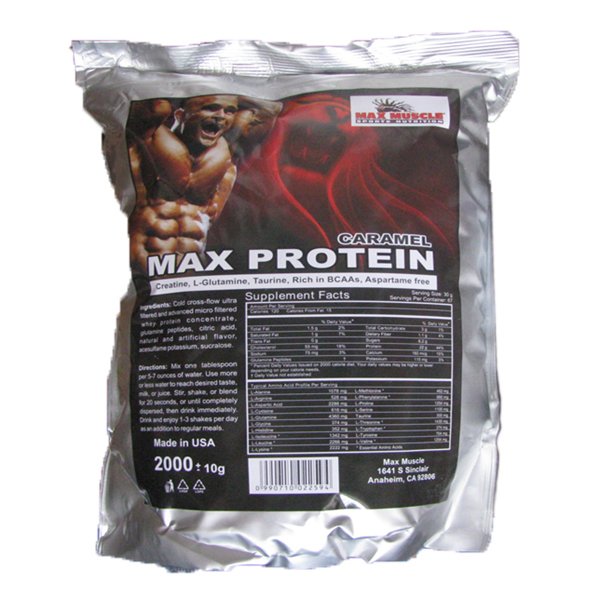 Max Protein, 2000 g, Max Muscle. Proteína de suero de leche. recuperación Anti-catabolic properties Lean muscle mass 