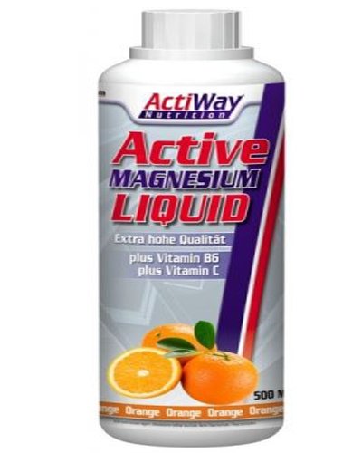 Active Magnesium Liquid, 500 ml, ActiWay Nutrition. Vitamin Mineral Complex. General Health Immunity enhancement 