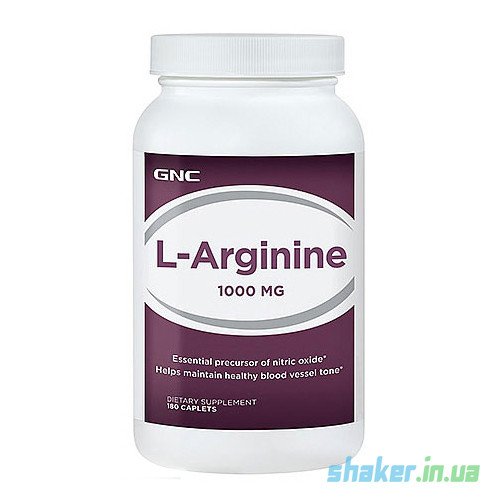 GNC Л-Аргинин GNC L-Arginine 1000 (180 капсул) гнс, , 180 