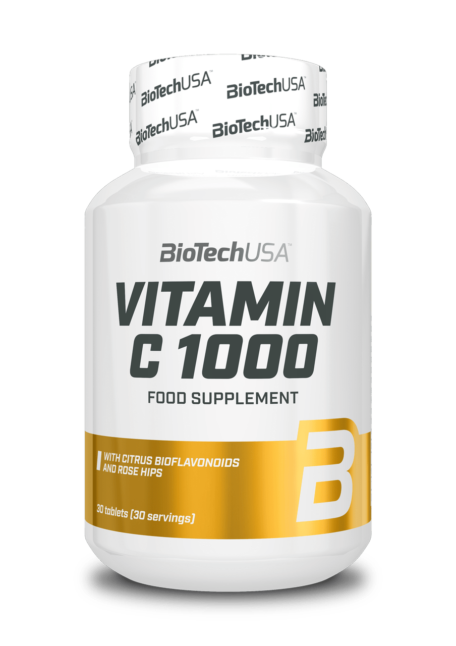 Витамин C BioTech Vitamin C 1000 (30 таб) биотеч,  мл, BioTech. Витамин C. Поддержание здоровья Укрепление иммунитета 