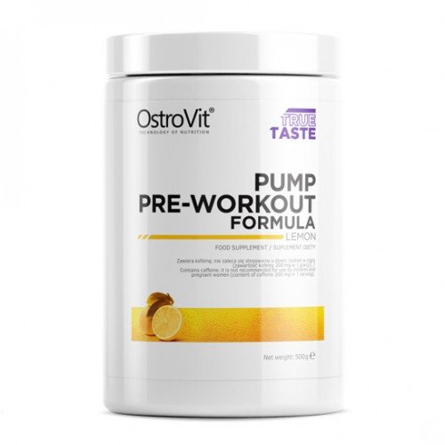 Предтреник OstroVit PUMP Pre-Workout Formula (500 г) островит памп orange,  мл, OstroVit. Предтренировочный комплекс. Энергия и выносливость 