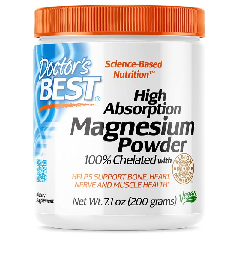 Doctor's BEST Витамины и минералы Doctor's Best Magnesium Powder High Absorption, 200 грамм, , 200 