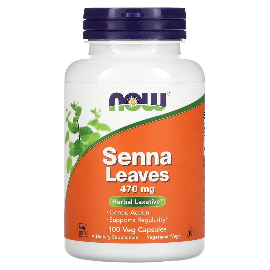 Натуральная добавка NOW Senna 470 mg, 100 вегакапсул,  мл, Now. Hатуральные продукты. Поддержание здоровья 