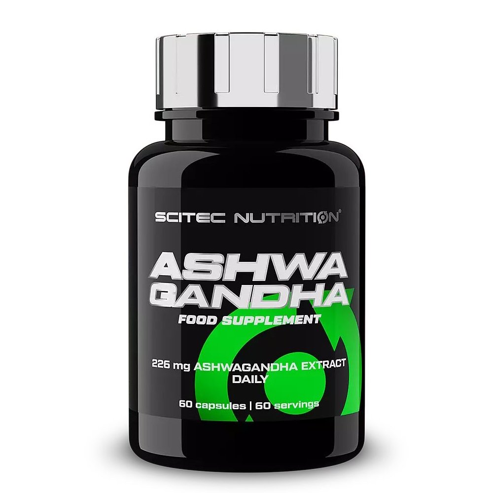 Натуральная добавка Scitec Ashwagandha, 60 капсул,  ml, Scitec Nutrition. Natural Products. General Health 