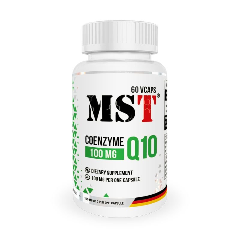 Витамины и минералы MST Coenzyme Q10 100 mg, 60 капсул,  ml, MST Nutrition. Vitamins and minerals. General Health Immunity enhancement 