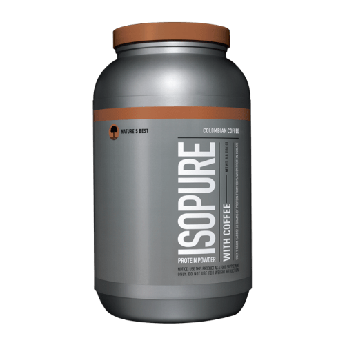 Isopure with Coffee, 1300 g, Nature's Best. Whey Isolate. Lean muscle mass Weight Loss recovery Anti-catabolic properties 