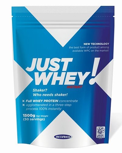 Just Whey!, 1500 g, Megabol. Whey Protein. स्वास्थ्य लाभ Anti-catabolic properties Lean muscle mass 