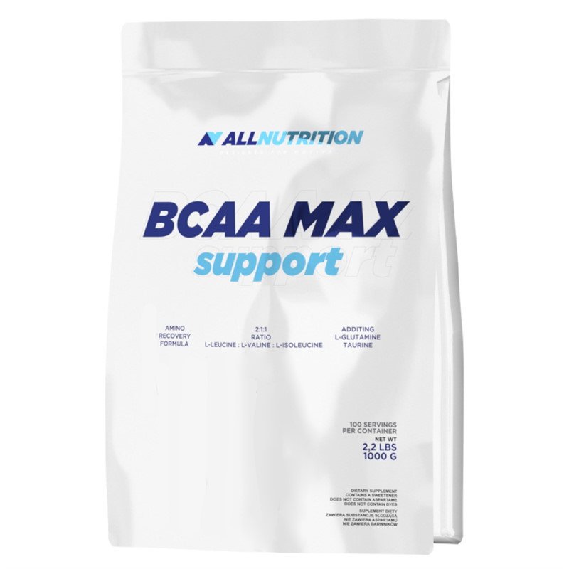 BCAA AllNutrition BCAA Max Support, 1 кг Грейпфрут,  мл, AllNutrition. BCAA. Снижение веса Восстановление Антикатаболические свойства Сухая мышечная масса 