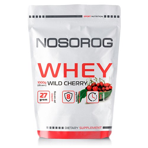 Nosorog Сывороточный протеин концентрат Nosorog Whey (1 кг) носорог вей дикая вишня, , 1 