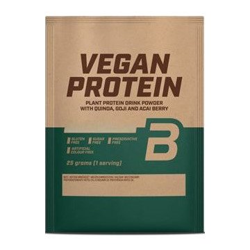 Протеин BioTech Vegan Protein, 25 грамм Лесные ягоды,  ml, BioTech. Protein. Mass Gain recovery Anti-catabolic properties 