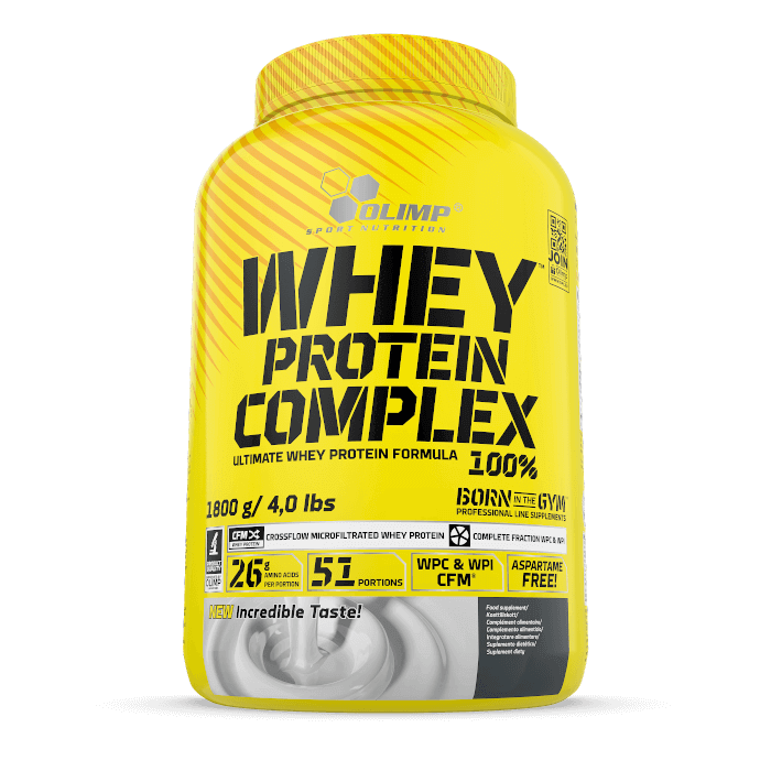 Olimp Labs Сывороточный протеин концентрат Olimp Whey Protein Complex 100% (1800 г) олимп вей комплекс черника, , 1.8